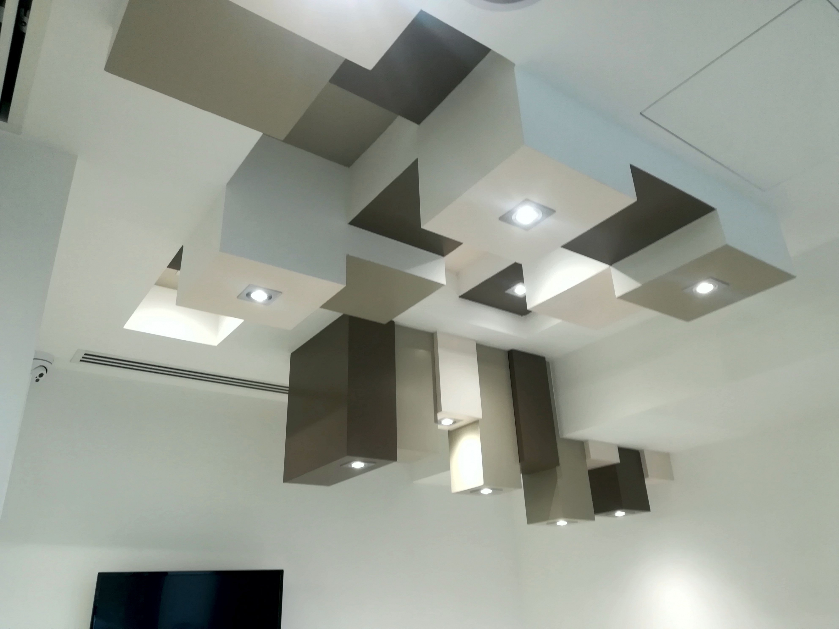 Reception studio dentistico - Architetto - progetto controsoffitto  