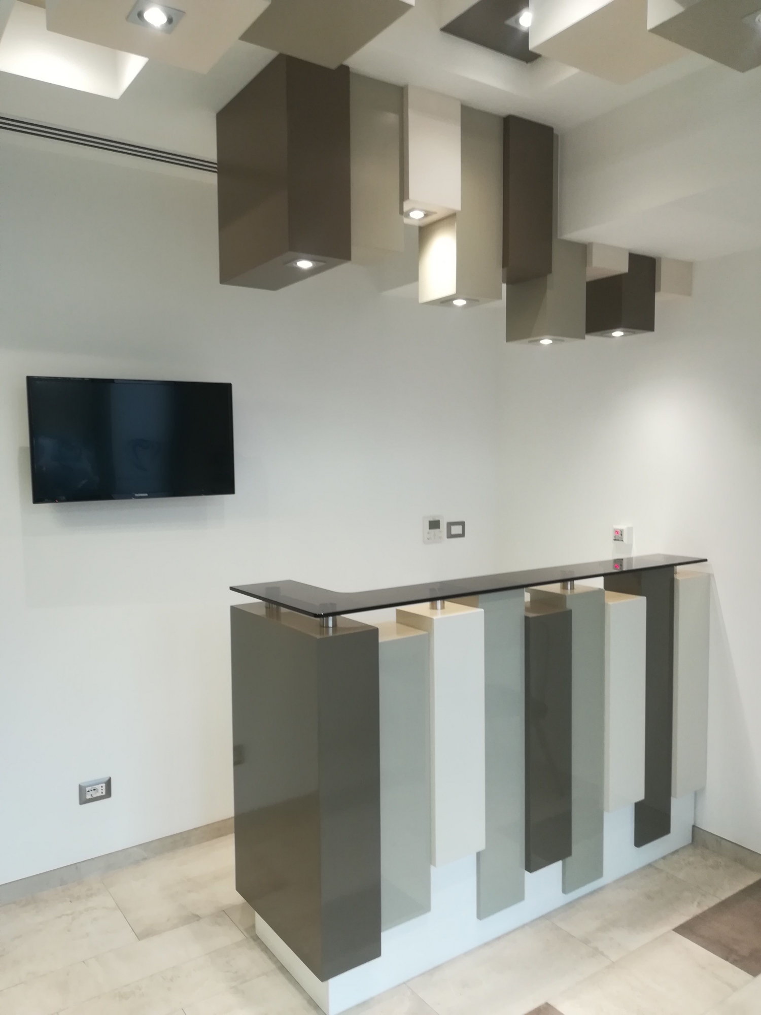 Progetto reception - Studio dentistico progetto