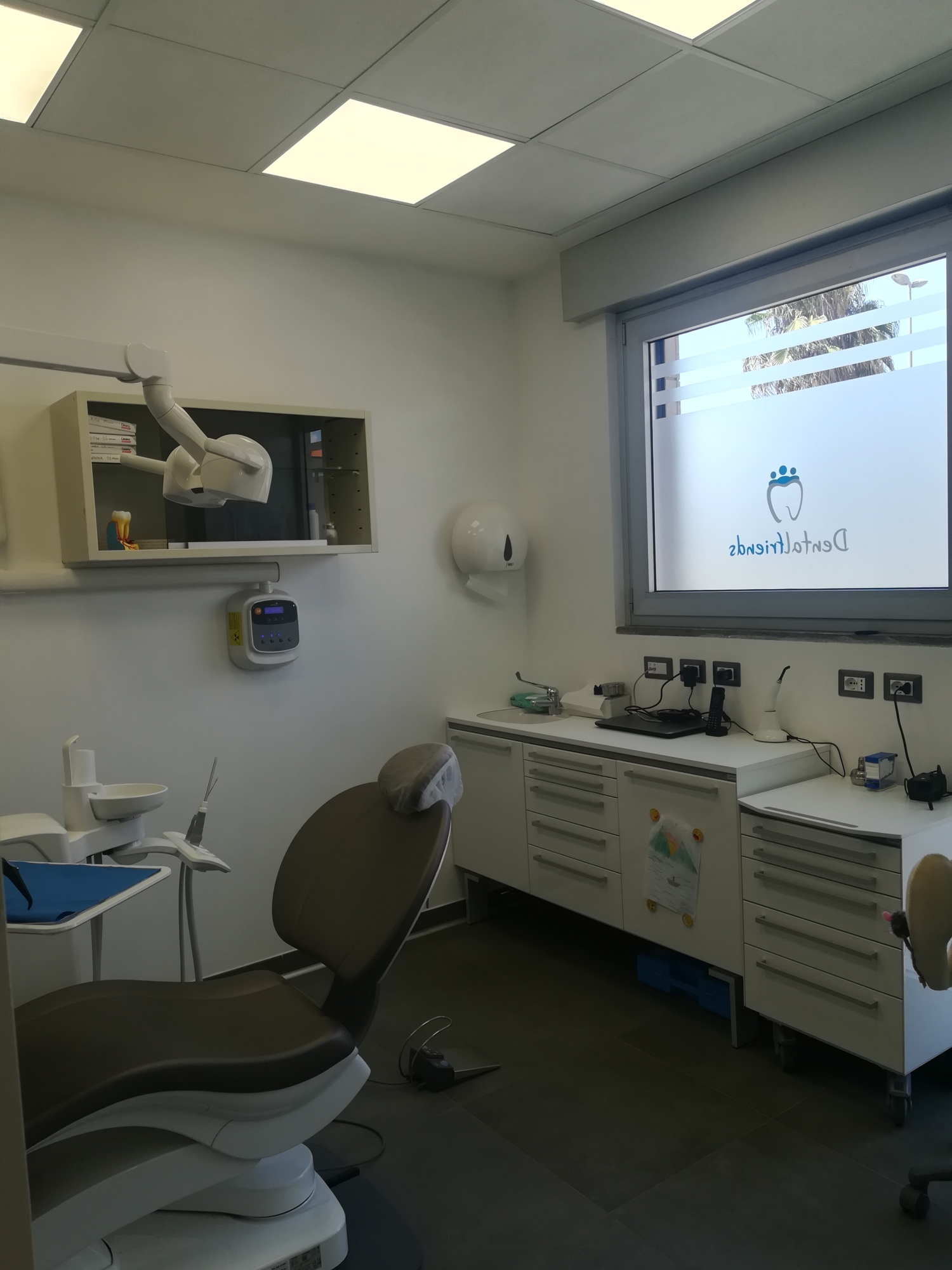 studio odontoiatrico progetto - Architetto - Pannelli Led - soffitto in cartongesso