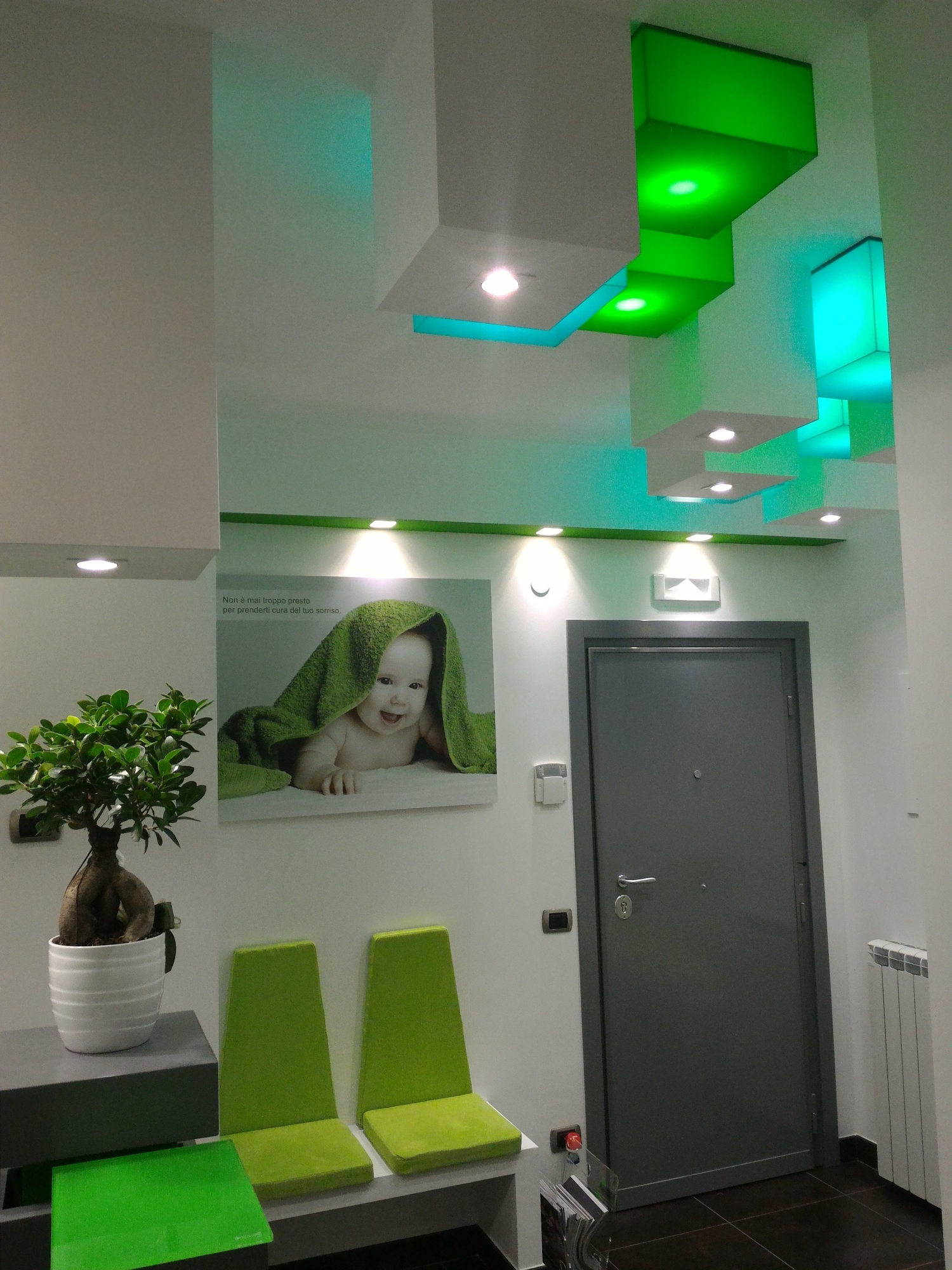 Progetto studio dentistico architetto progetto illuminazione 